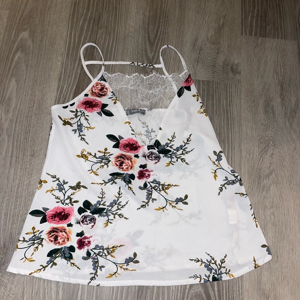 cami with lace in front